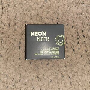 NEON HIPPIE-Nite Brite Night Cream-Black Truffle-1.7fl.oz-50ml-NEW/SEALED IN BOX